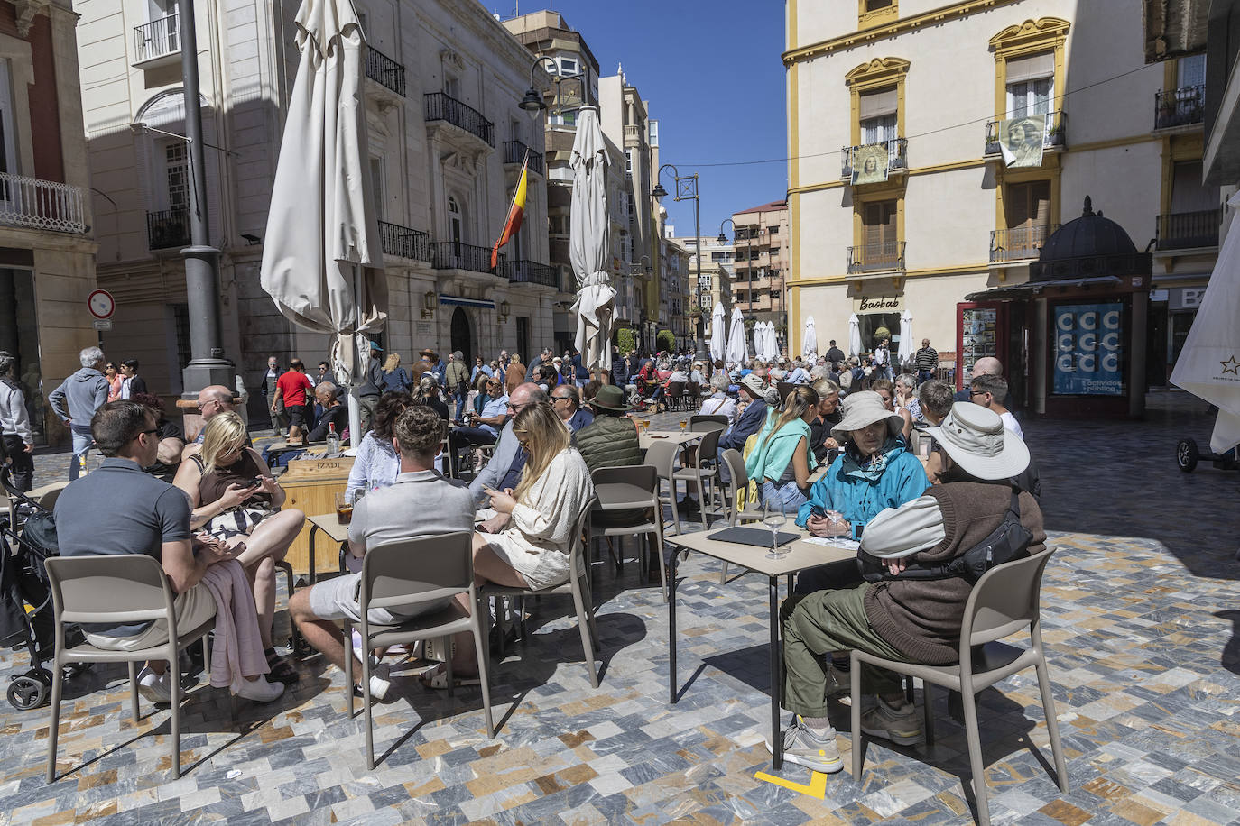 Gran afluencia de turistas en Cartagena