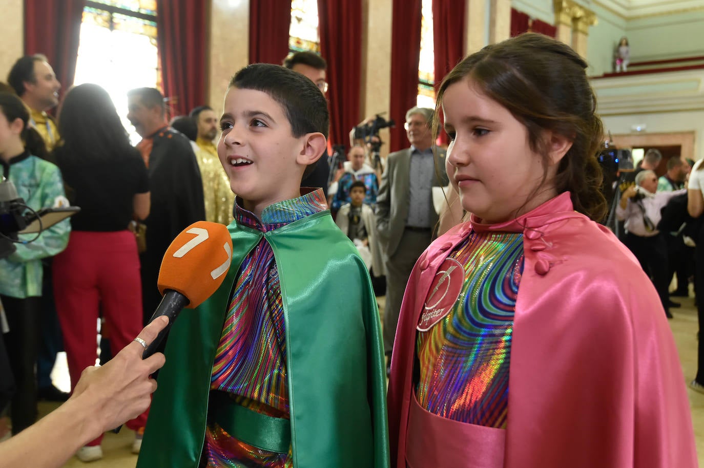 En imágenes | El recibimiento oficial de Doña Sardina y Gran Pez en el Ayuntamiento de Murcia