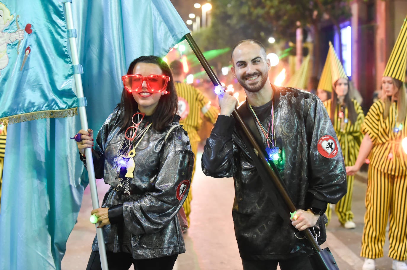 Las imágenes del desfile de la llegada de la Sardina a Murcia