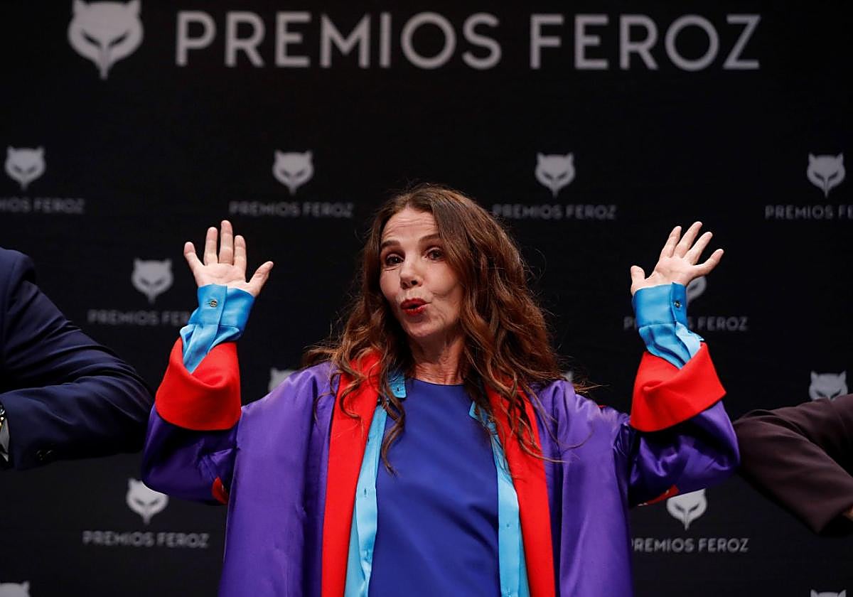 Victoria Abril recibió el Premio Feroz de Honor 2021 entregado a una trayectoria que forma parte del mejor cine español.