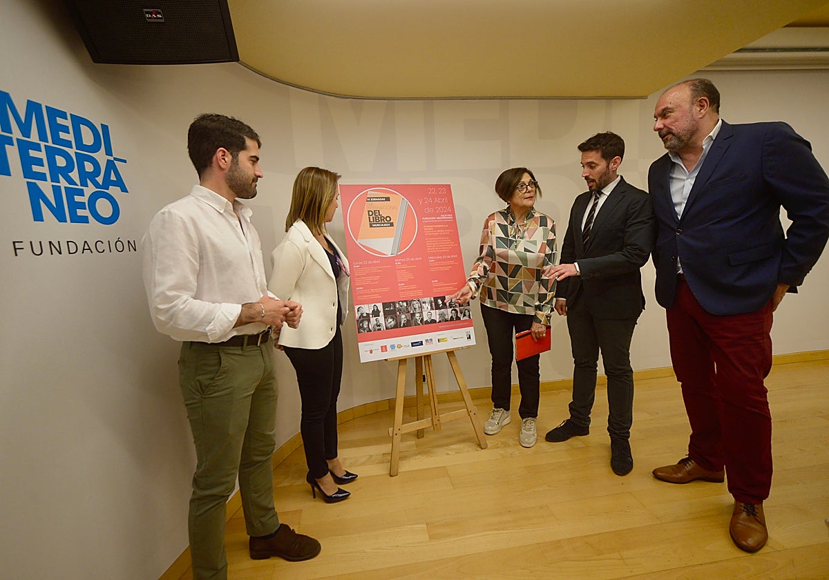 Diego Avilés, Pilar Torres, Rosa Peñalver, José Francisco Lajara y Victorio Melgarejo, ayer, en la presentación de la programación.