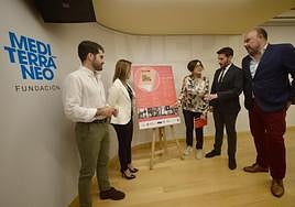 Diego Avilés, Pilar Torres, Rosa Peñalver, José Francisco Lajara y Victorio Melgarejo, ayer, en la presentación de la programación.