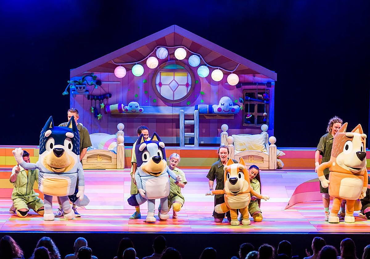 Actuación de 'El show de Bluey'.