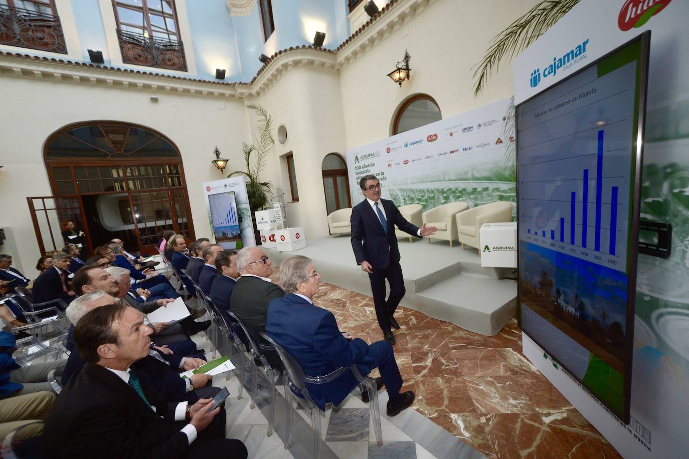 Foro de Agrupal &#039;100 años de industria alimentaria en la Región. Dimensión económica y empresarial&#039;, en imágenes