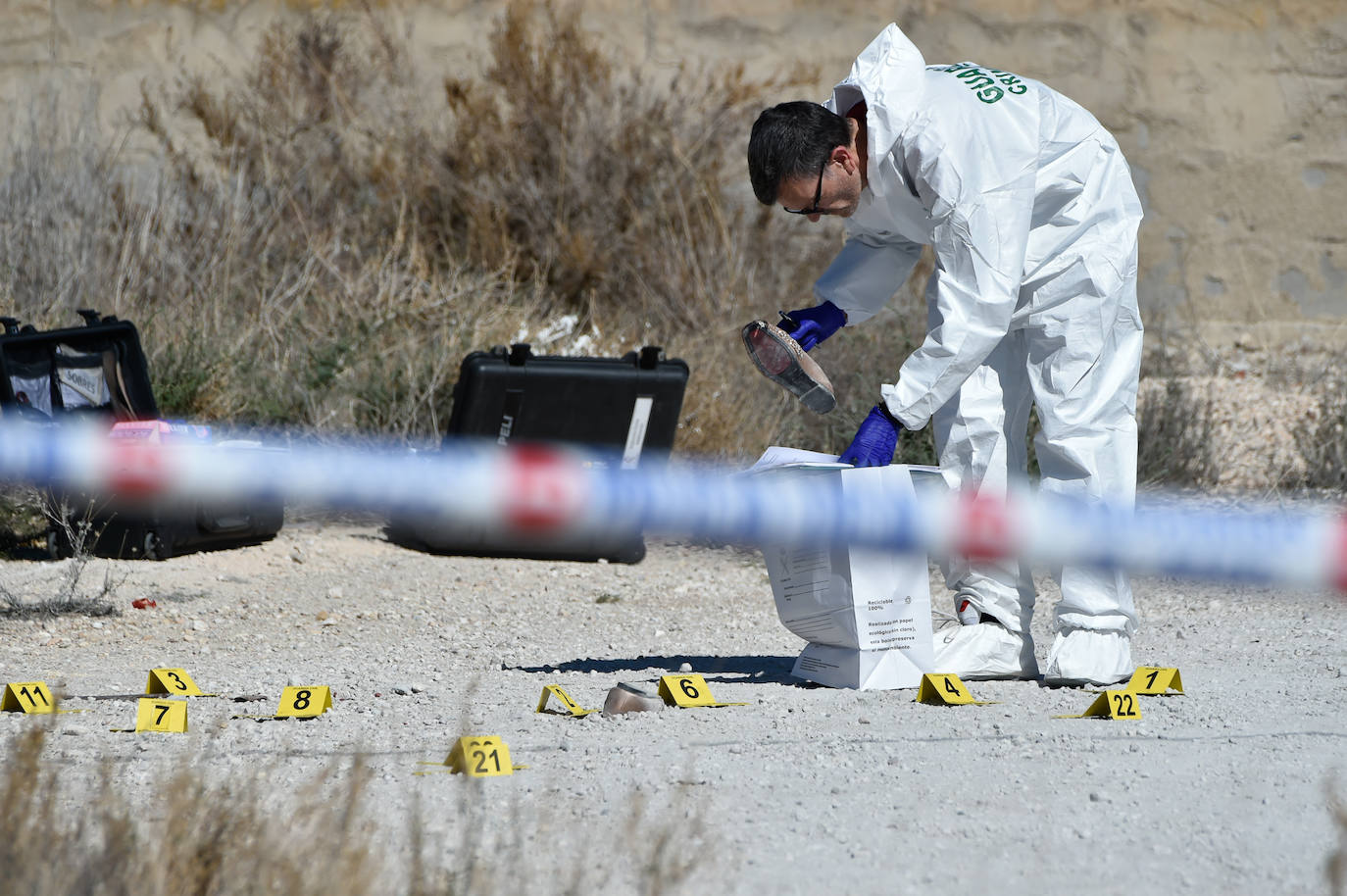 Hallan el cadáver de una joven en Abanilla