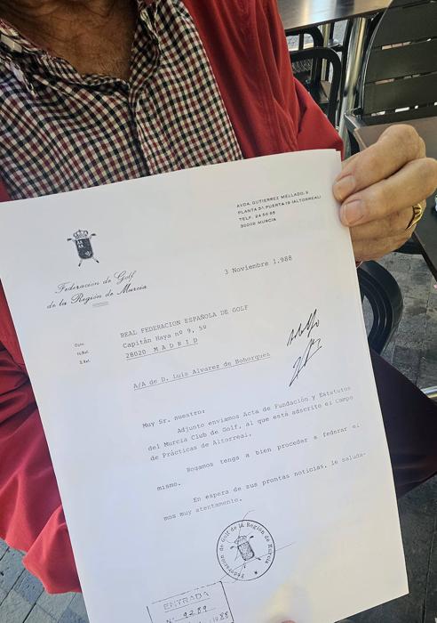 Imagen - Documento donde aparece la referencia al campo de prácticas de Altorreal como adscrito al club.