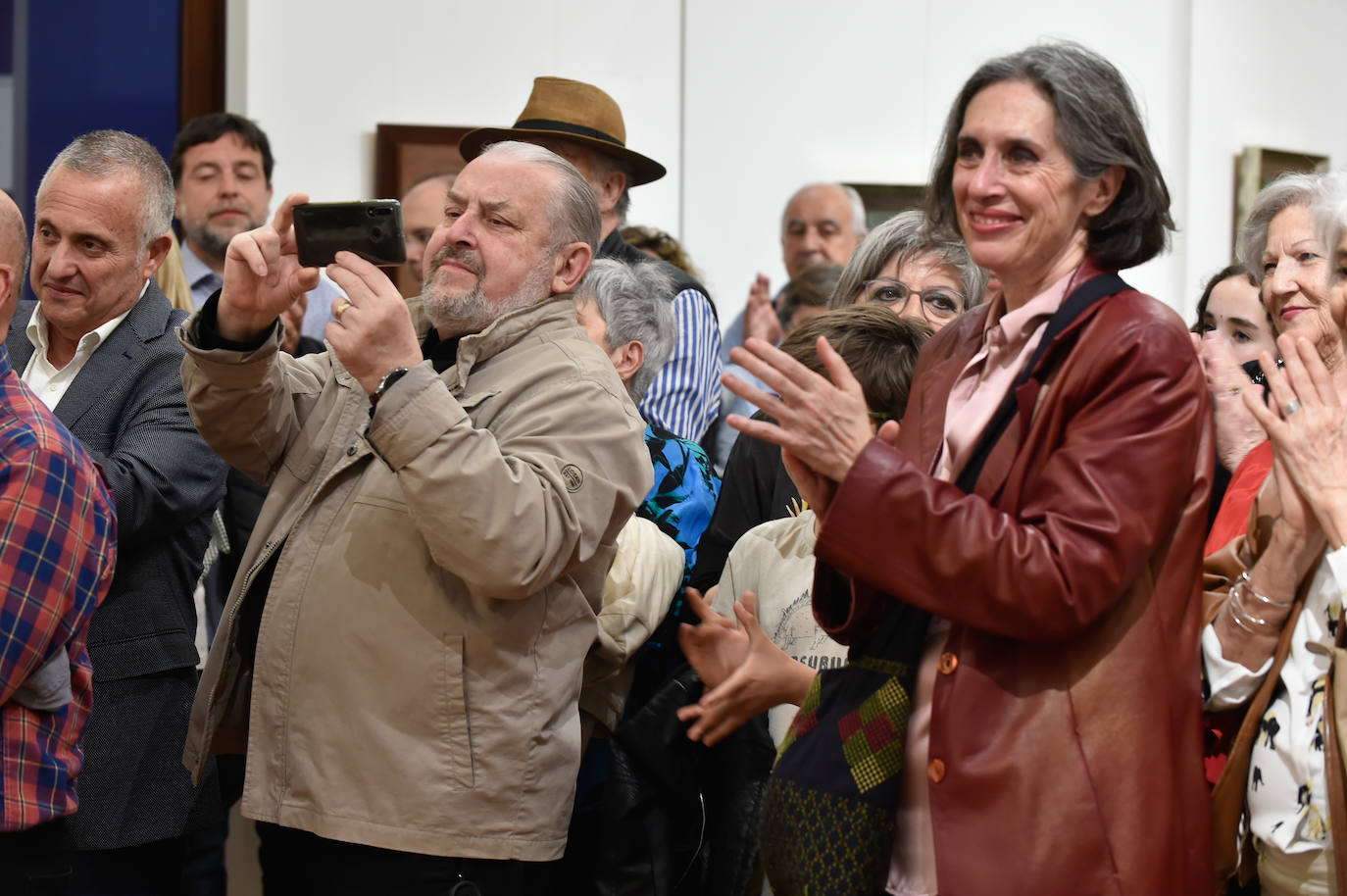 Inauguración de la exposición &#039;Armonía&#039; en la Sala Alta del Real Casino de Murcia