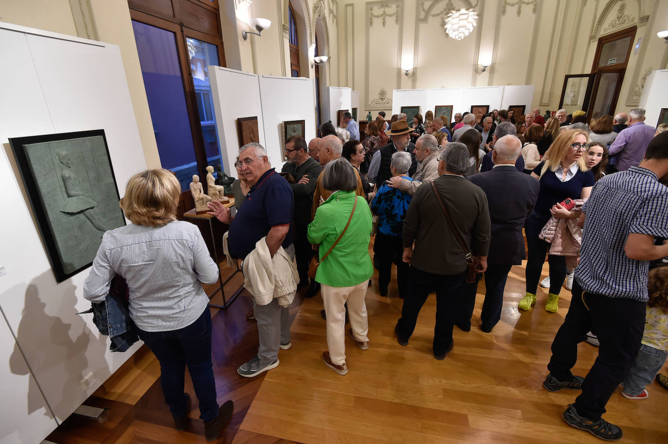 Inauguración de la exposición &#039;Armonía&#039; en la Sala Alta del Real Casino de Murcia
