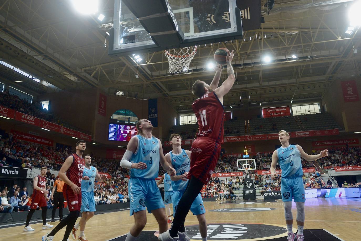 La victoria del UCAM Murcia contra el Palencia, en imágenes