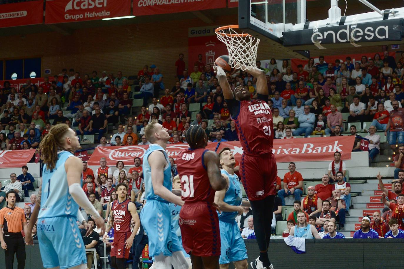 La victoria del UCAM Murcia contra el Palencia, en imágenes