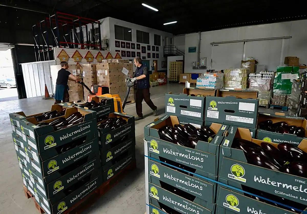 Imagen de archivo de un Banco de Alimentos.