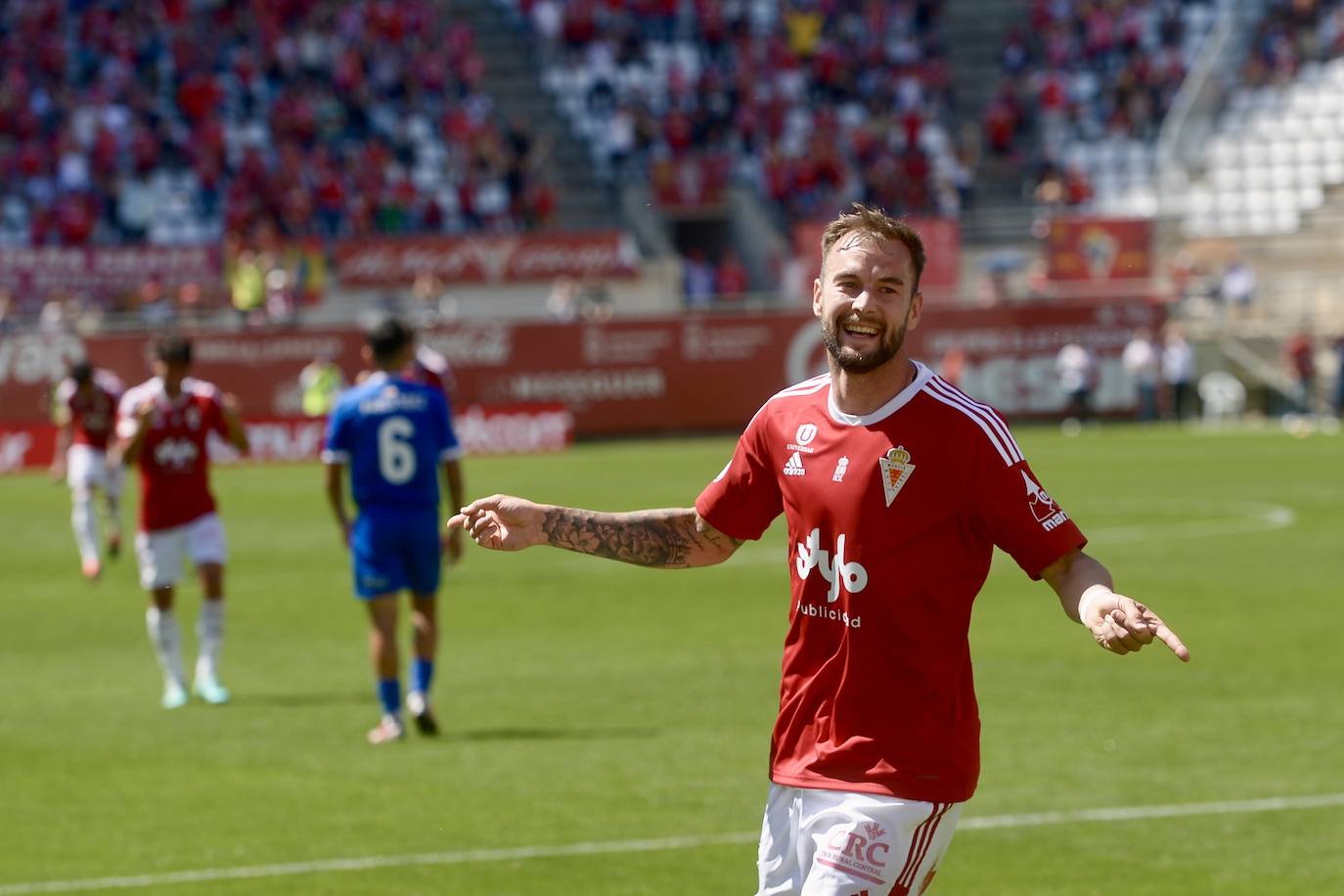 La victoria del Real Murcia frente al Melilla, en imágenes