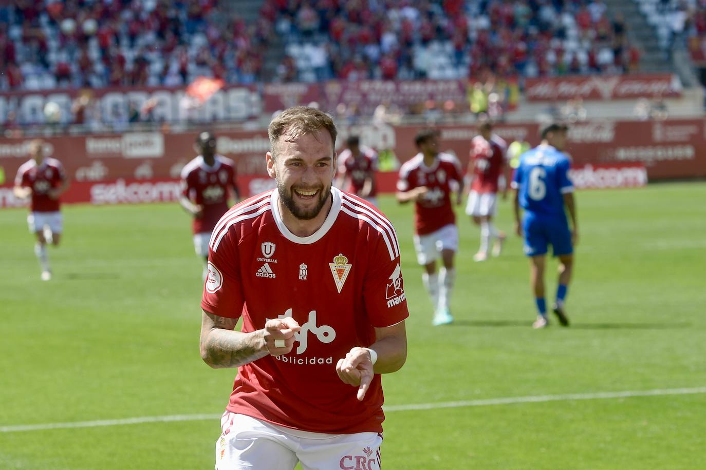 La victoria del Real Murcia frente al Melilla, en imágenes