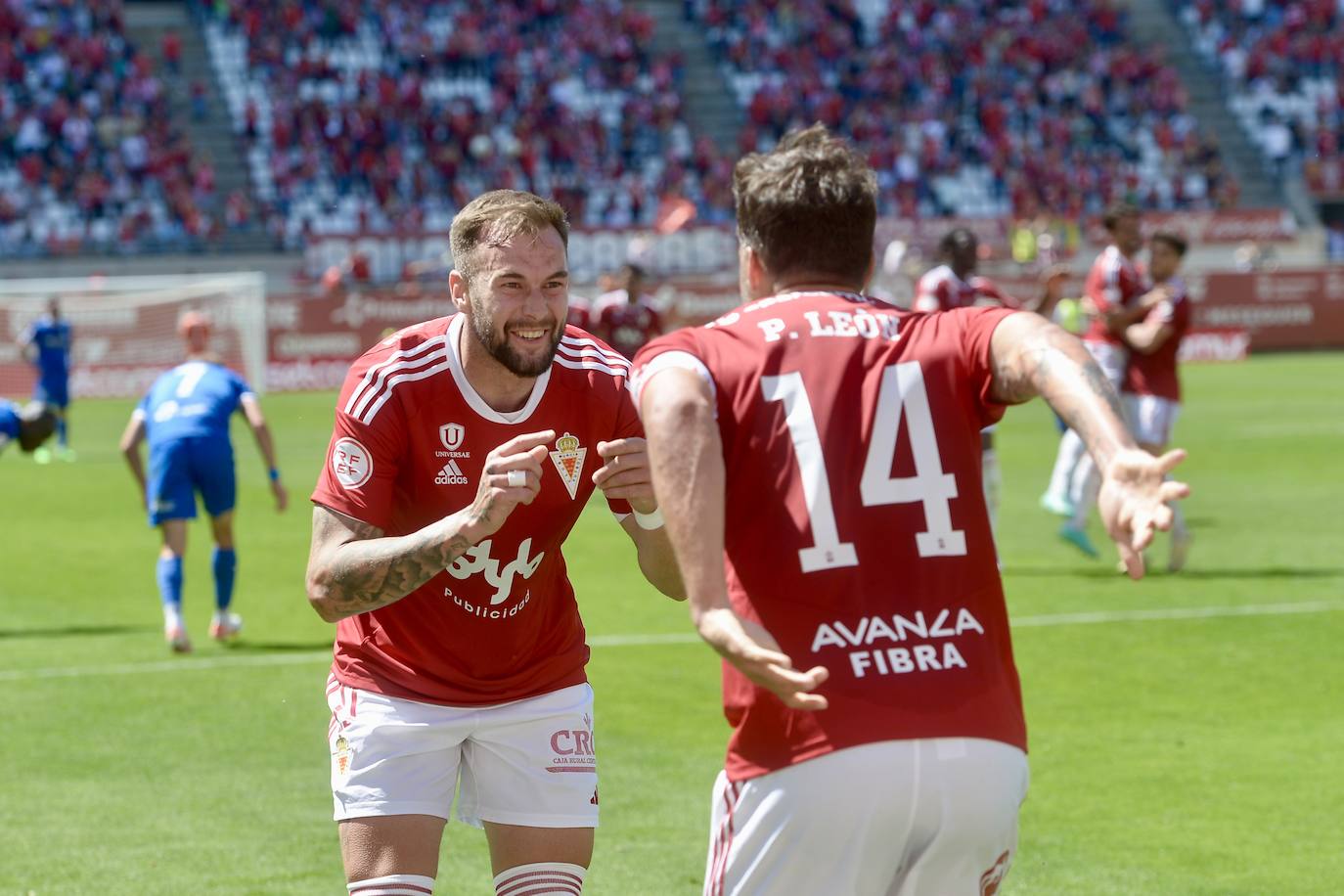 La victoria del Real Murcia frente al Melilla, en imágenes