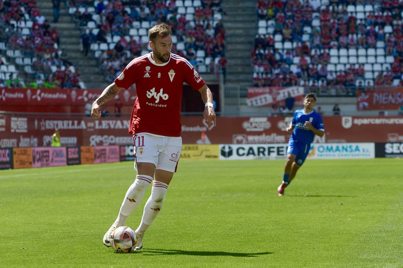 La victoria del Real Murcia frente al Melilla, en imágenes