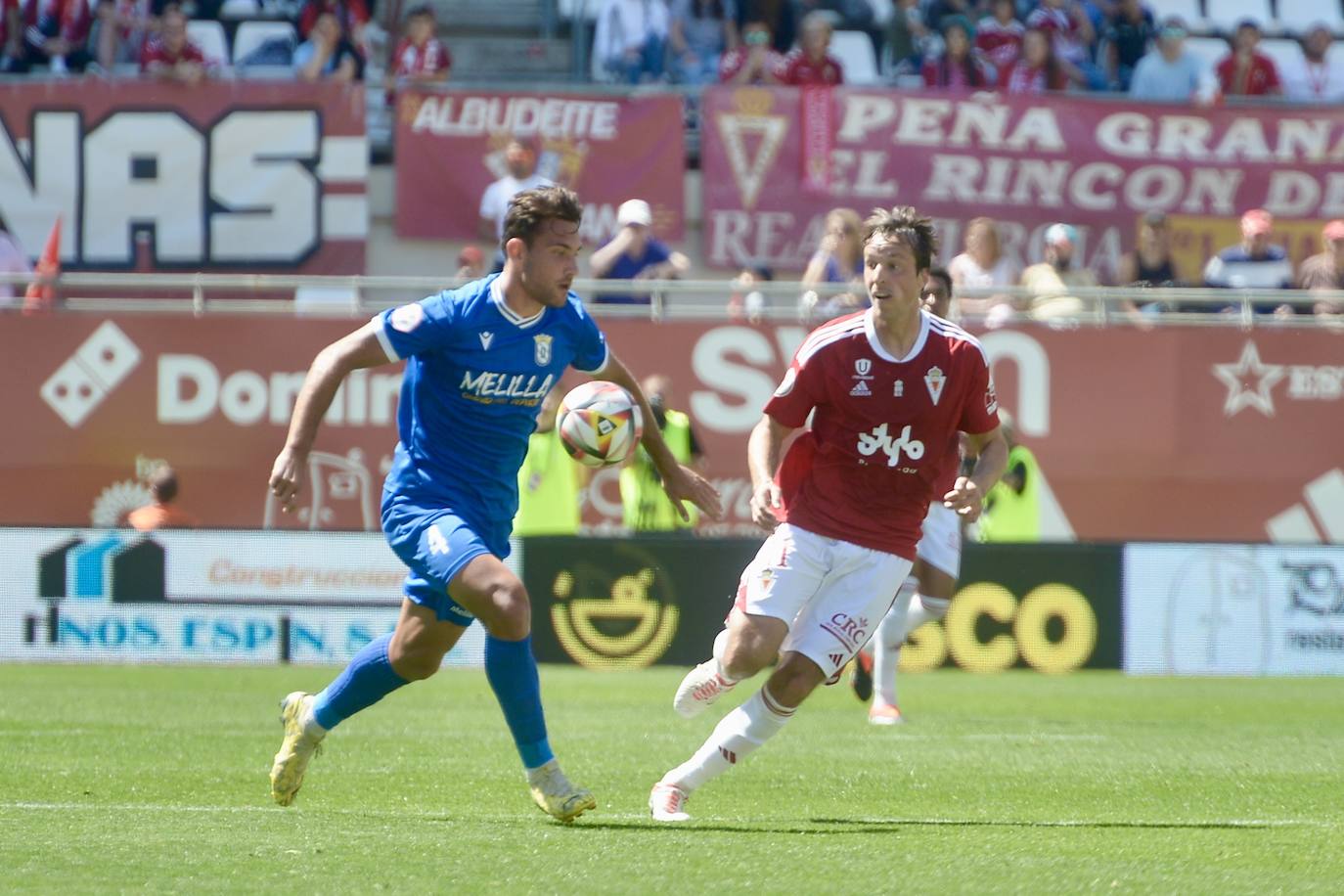 La victoria del Real Murcia frente al Melilla, en imágenes