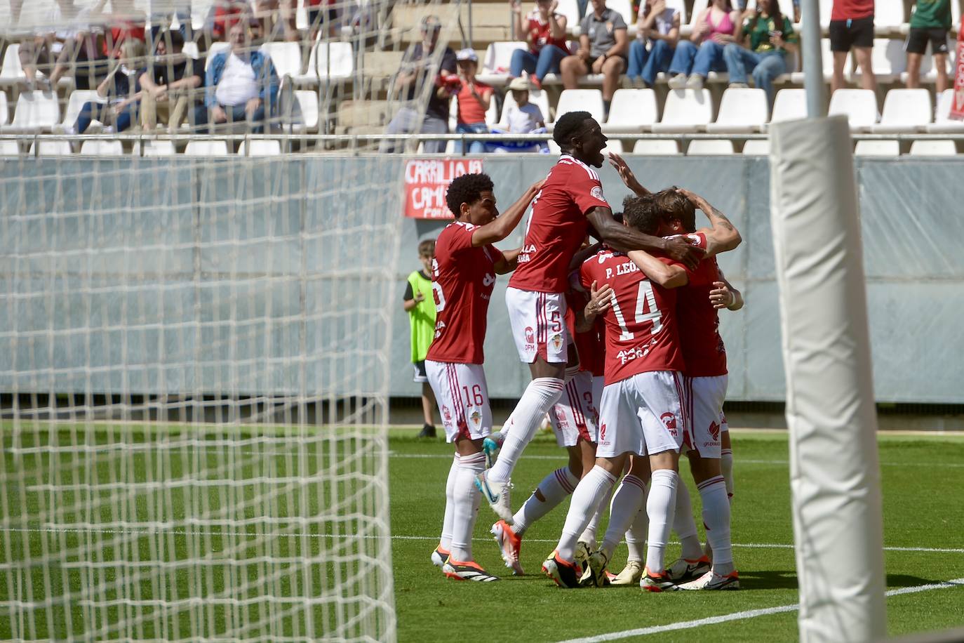 La victoria del Real Murcia frente al Melilla, en imágenes