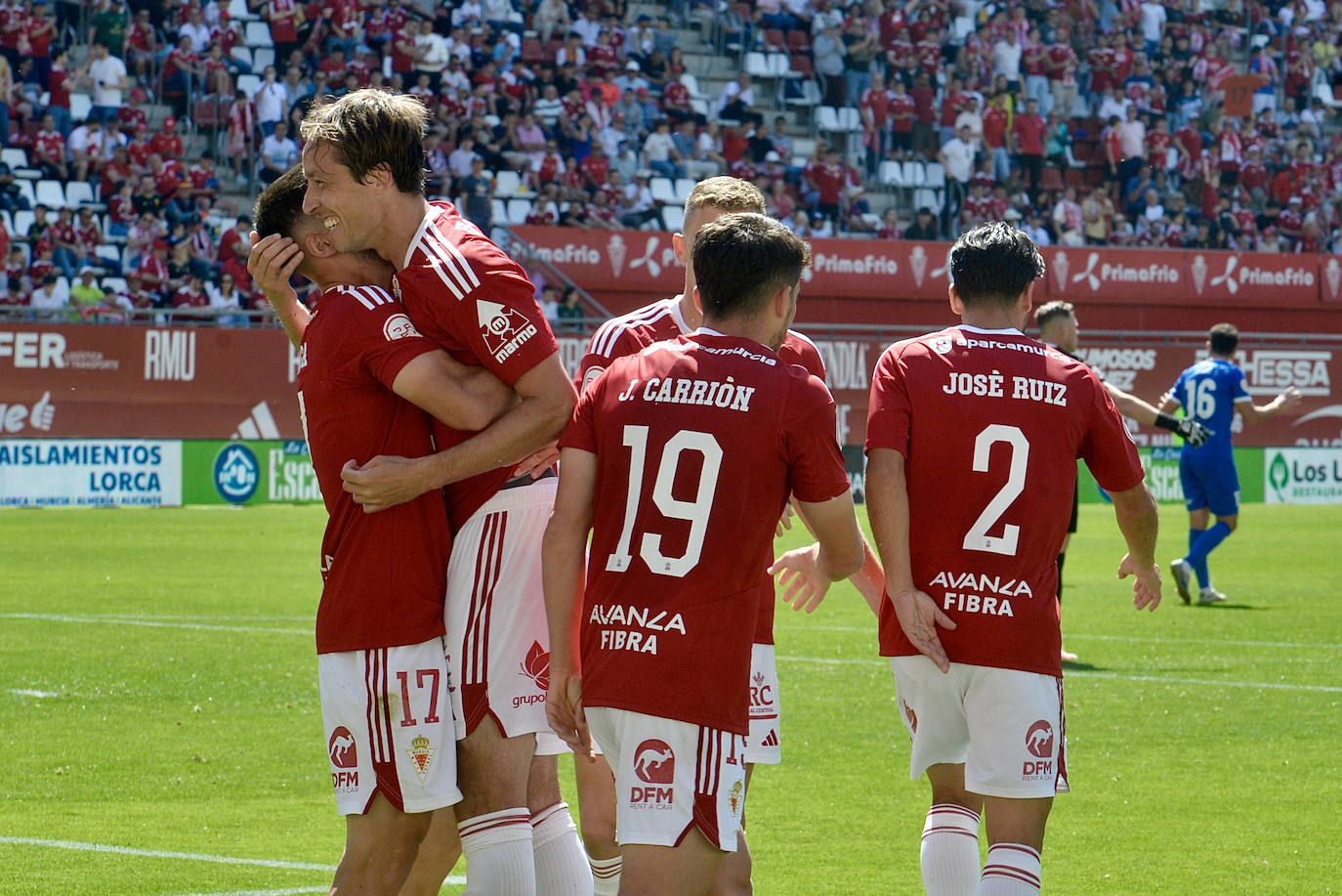 La victoria del Real Murcia frente al Melilla, en imágenes