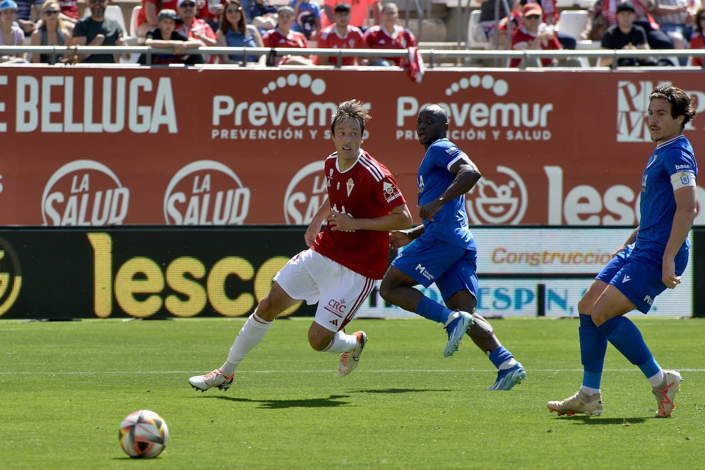 La victoria del Real Murcia frente al Melilla, en imágenes