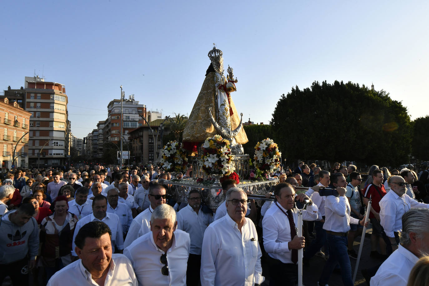 Los murcianos se despiden de la Fuensanta hasta septiembre