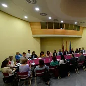 Reunión del Observatorio de la Igualdad en la sede de la Consejería de Política Social, este martes.