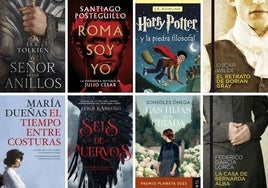 Algunos de los libros mencionados en las respuestas de los murcianos.