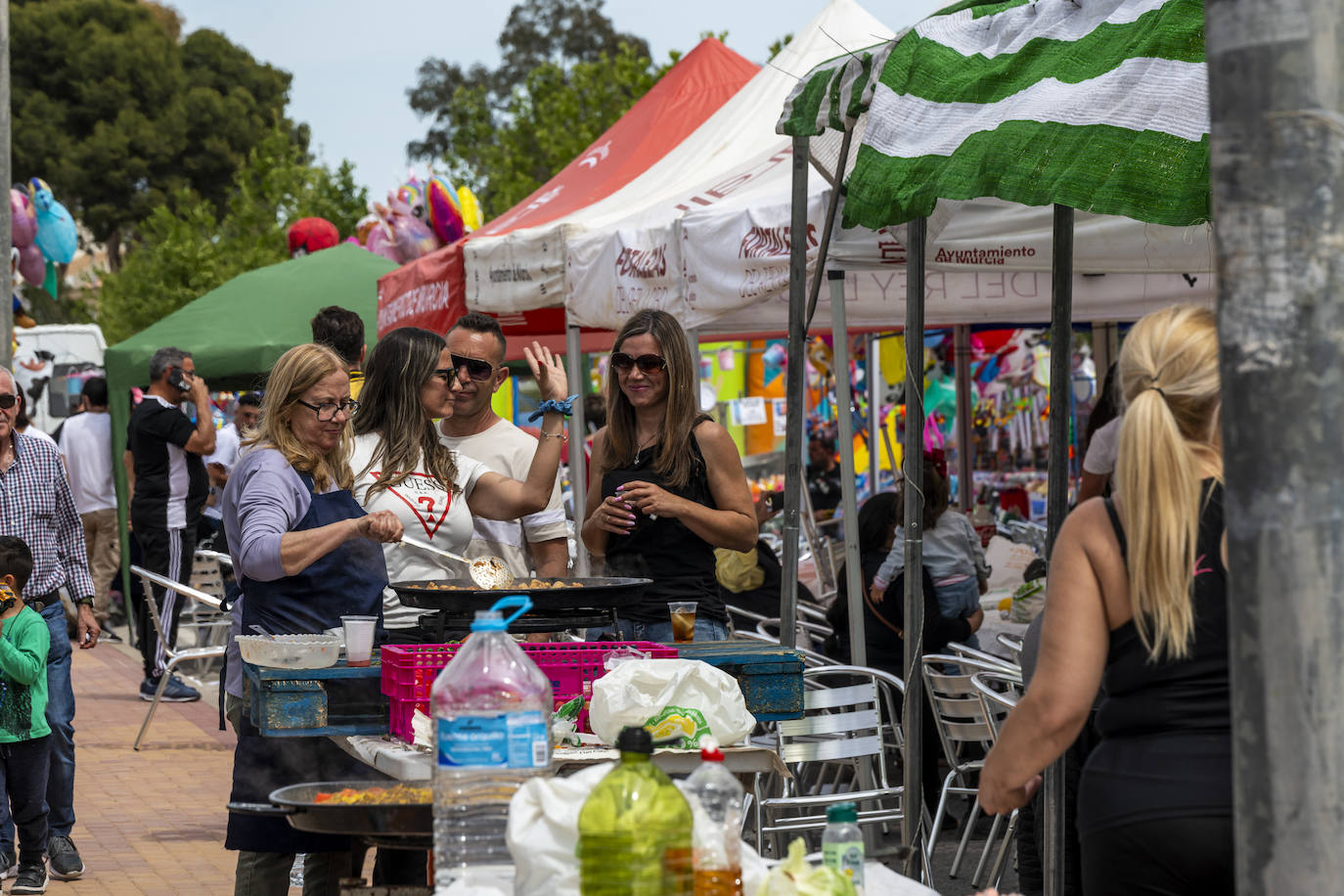 La mejor paella en el concurso de Monteagudo, la de Los Fiesteros