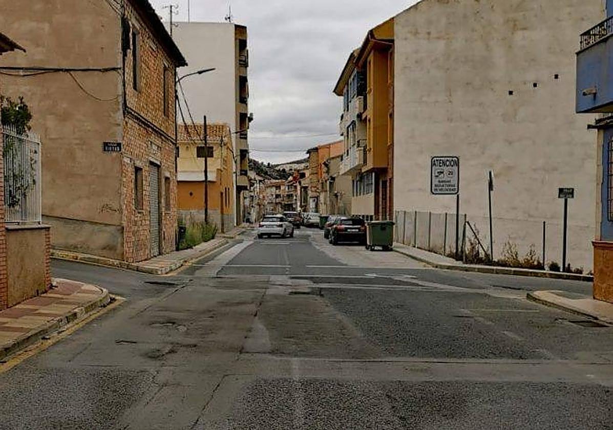 Estado de la calle Begastri.