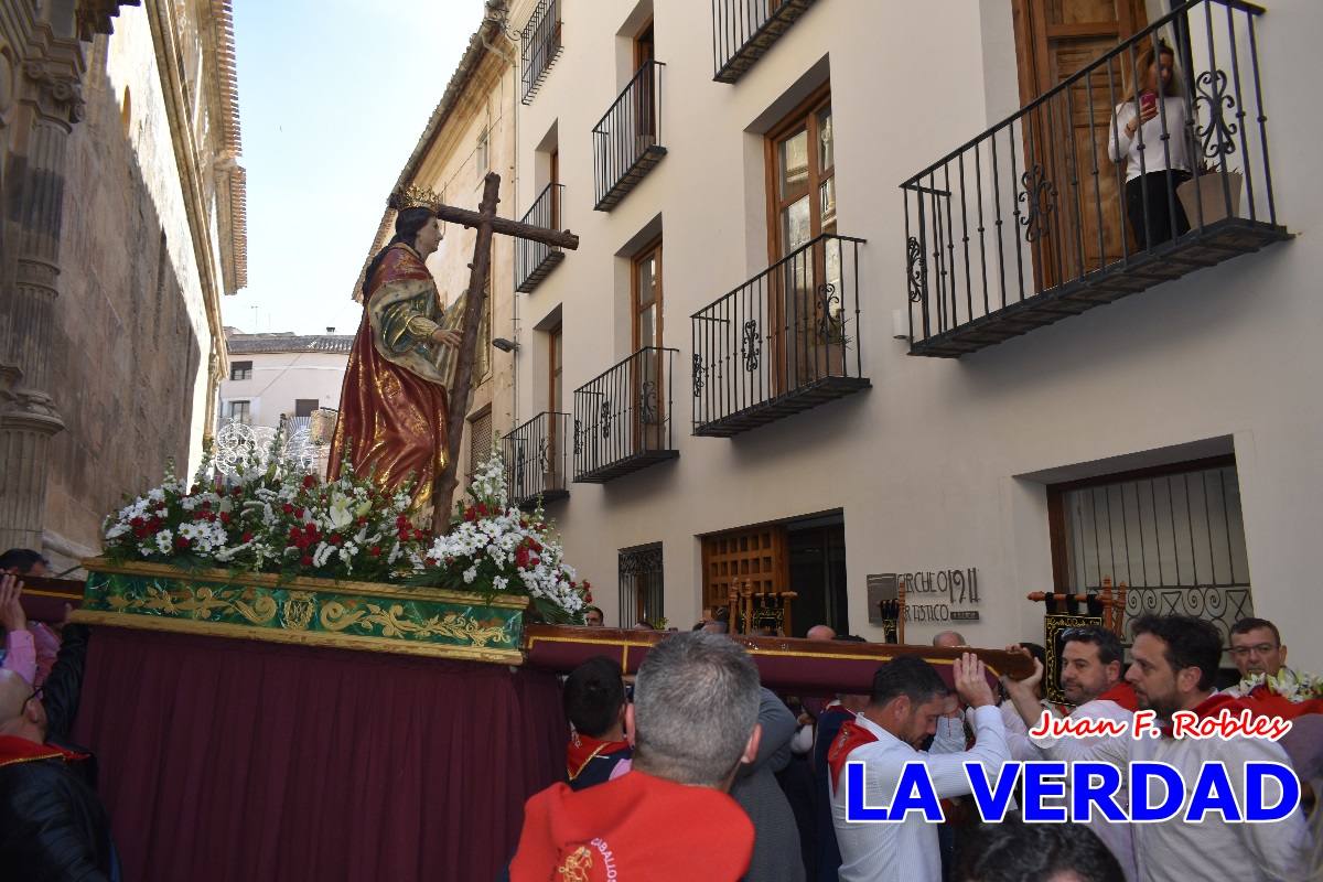 Subida de Santa Elena hasta la basílica de la Vera Cruz