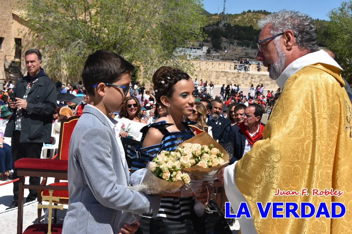 Flores de las peñas caballistas para la Vera Cruz en Caravaca