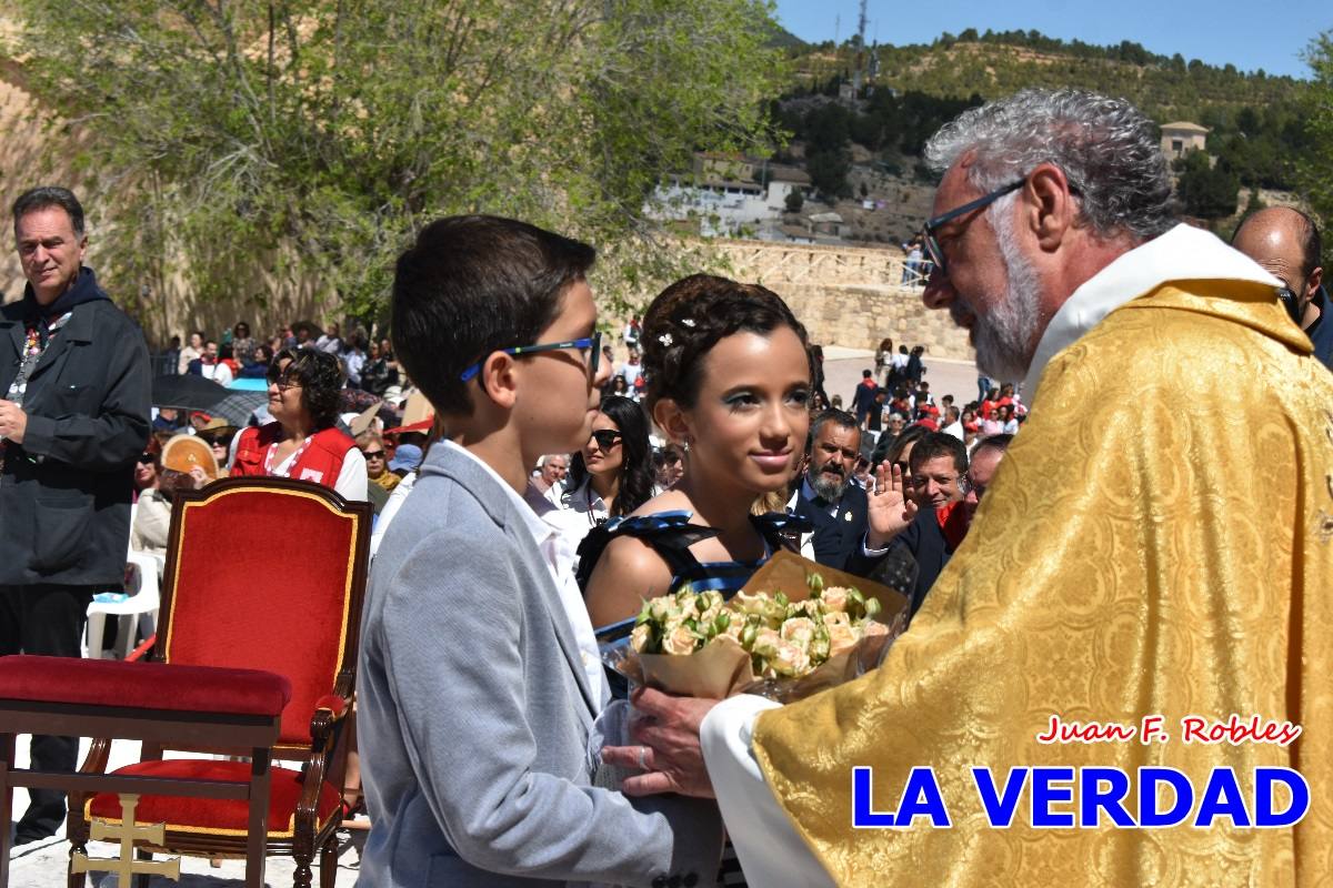 Flores de las peñas caballistas para la Vera Cruz en Caravaca