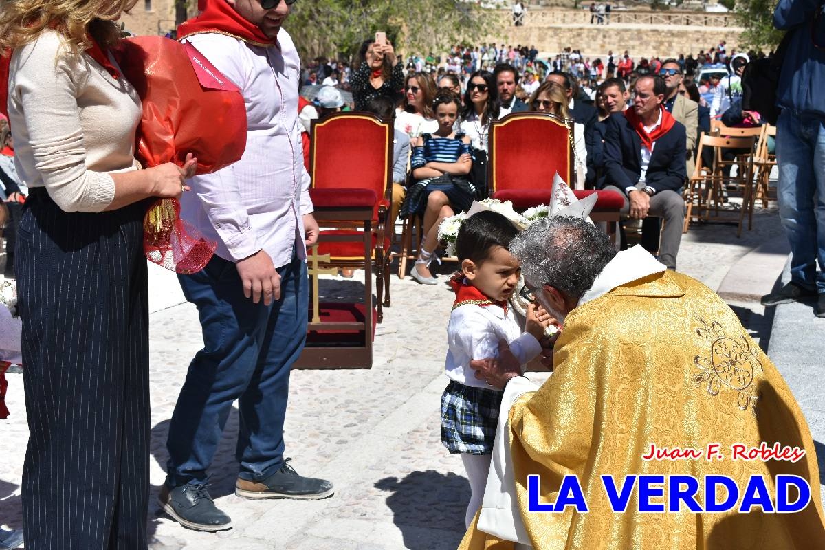 Flores de las peñas caballistas para la Vera Cruz en Caravaca