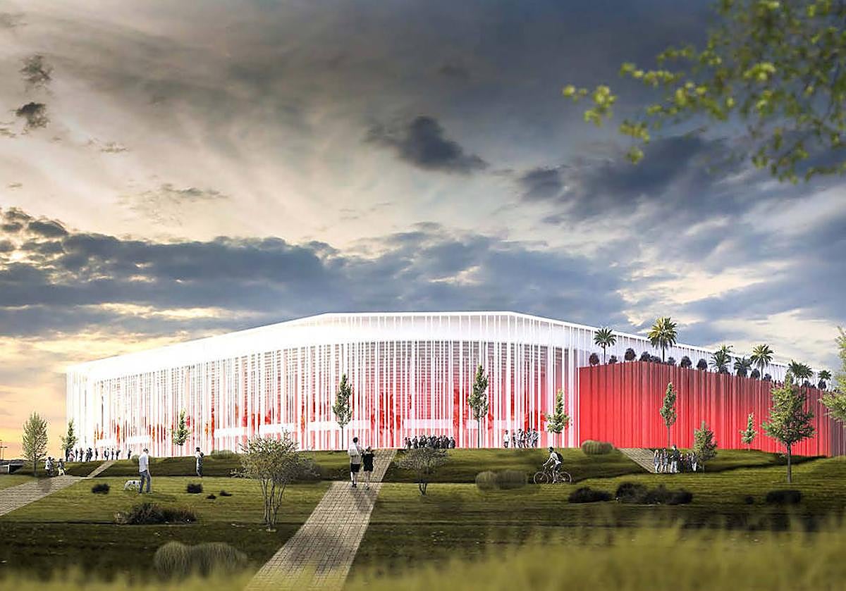 Así quedaría el Enrique Roca de Murcia tras las obras para el Mundial 2030