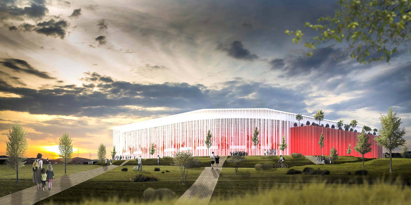 Así quedaría el Enrique Roca de Murcia tras las obras para el Mundial 2030