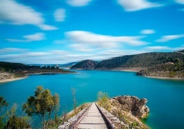 Embalse de Entrepeñas, en Guadalajara, que se encuentra al 68% de su capacidad.