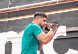 José Antonio Sánchez, en un entrenamiento.