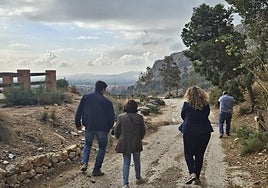 Visita de la concejal de Medio Ambiente al mirador del Palmeral.