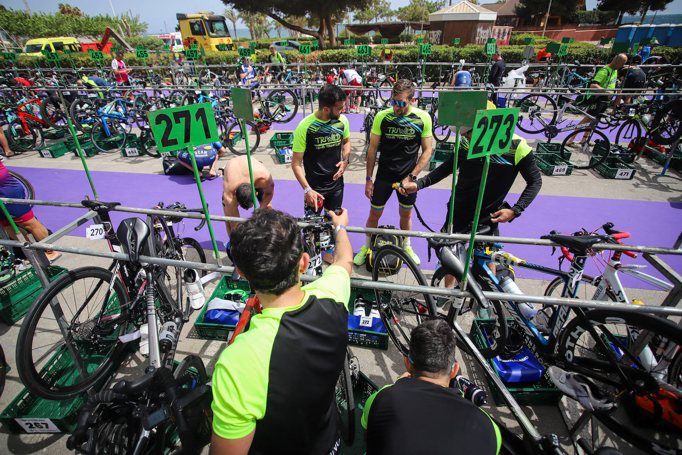 El triatlón Villa de Fuente Álamo, en imágenes