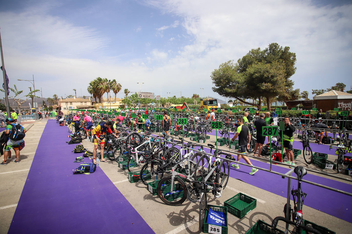 El triatlón Villa de Fuente Álamo, en imágenes