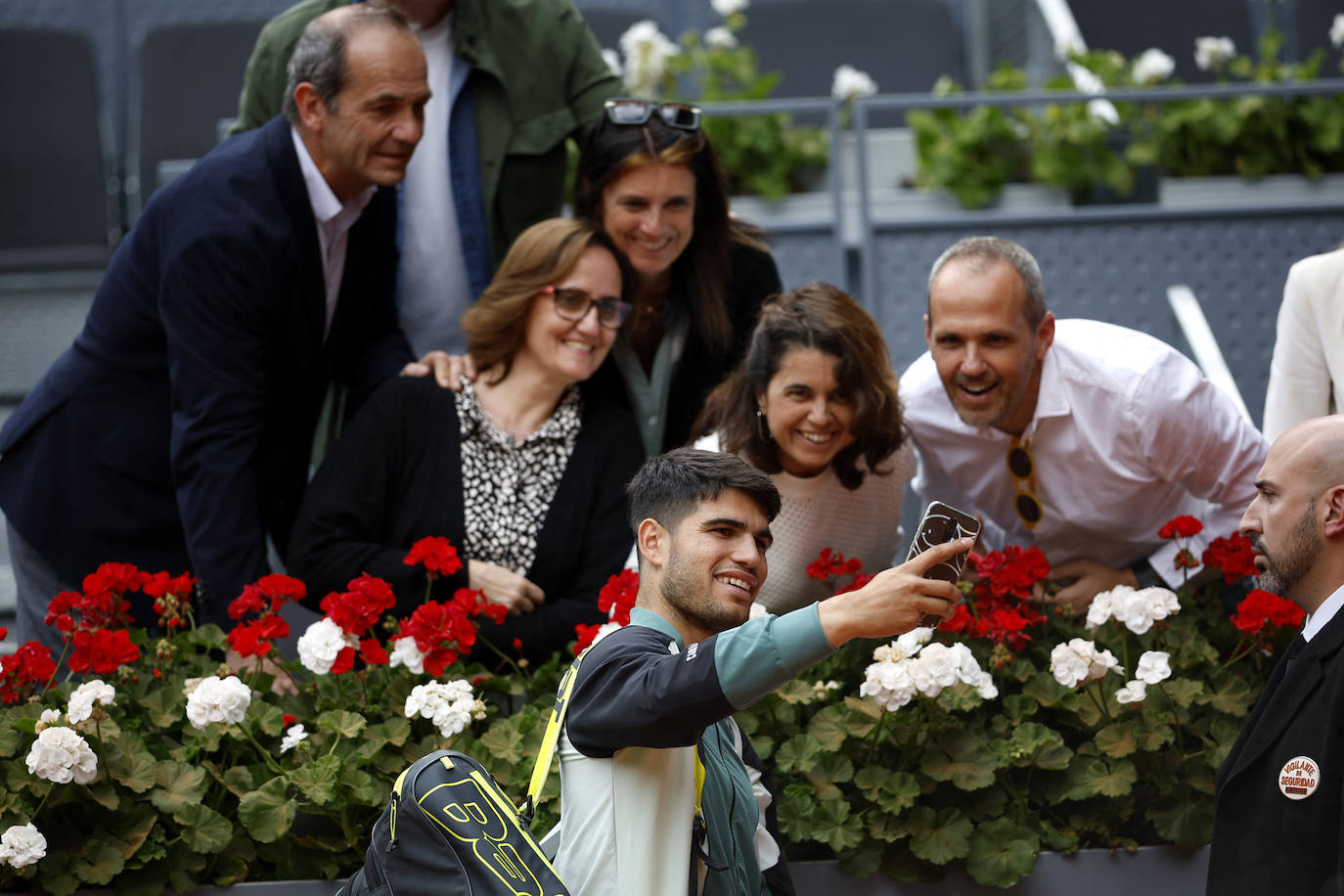 Las imágenes del partido Alcaraz-Seyboth (6-3, 6-3)