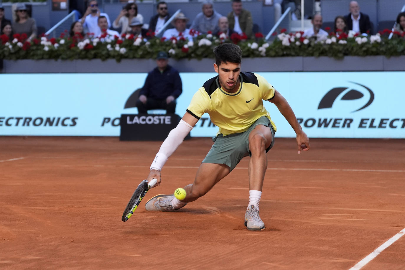 Las imágenes del partido entre Alcaraz y Struff en el Mutua Madrid Open