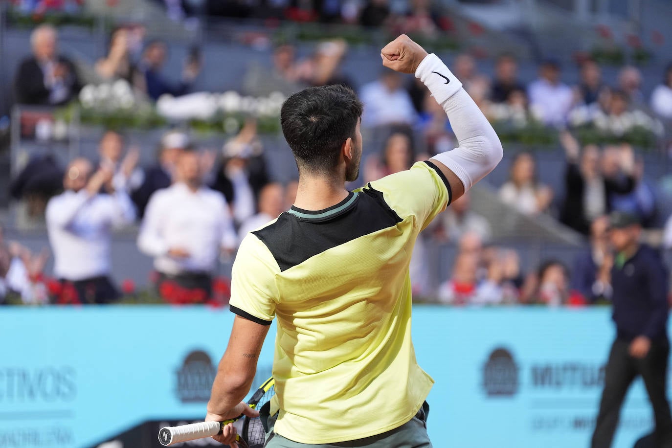 Las imágenes del partido entre Alcaraz y Struff en el Mutua Madrid Open