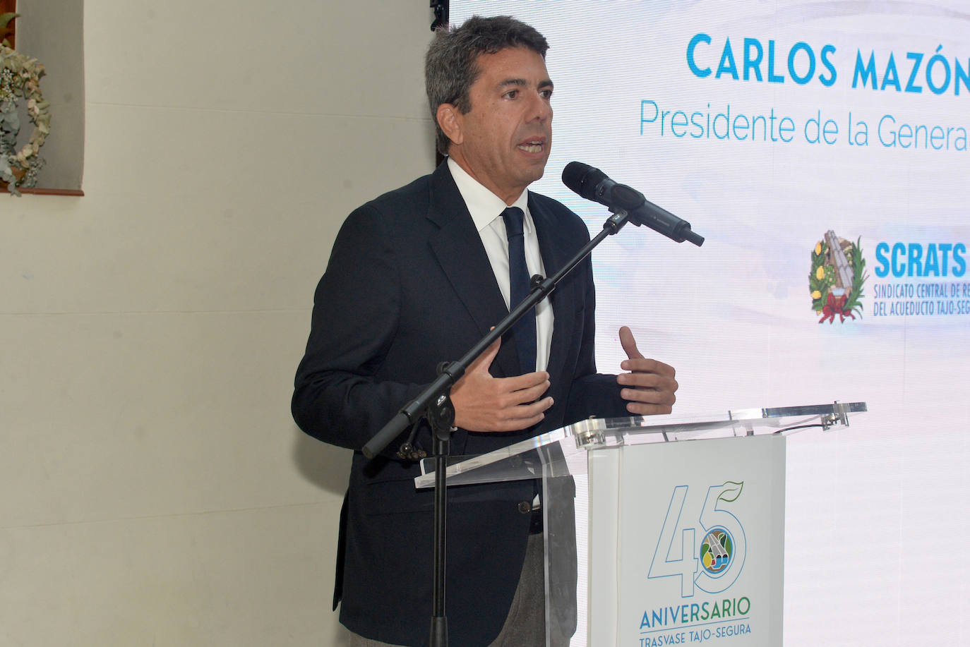 Las imágenes del 45 aniversario del Tajo-Segura en Murcia