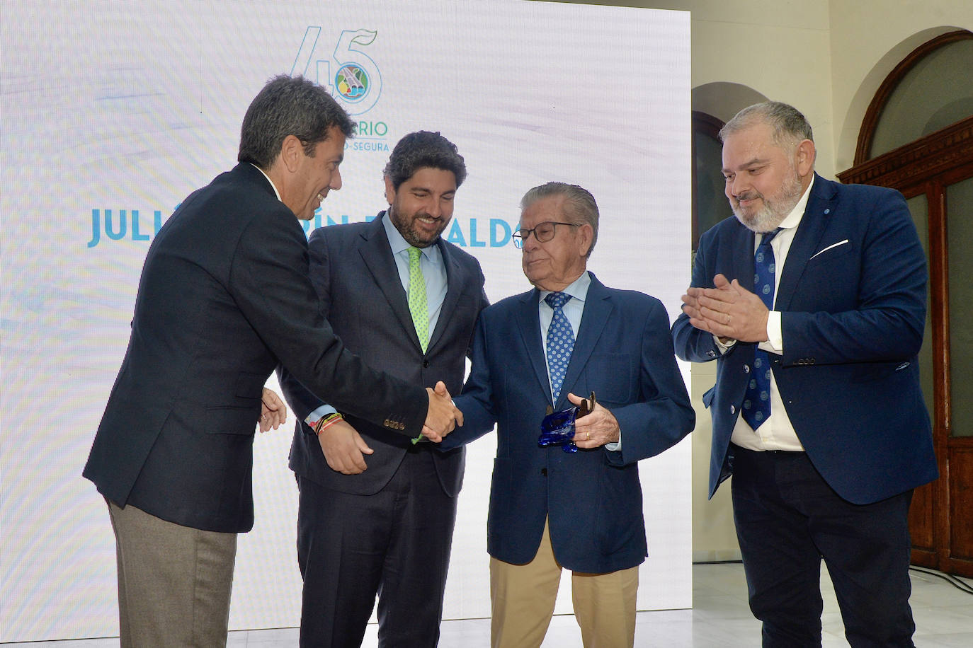 Las imágenes del 45 aniversario del Tajo-Segura en Murcia