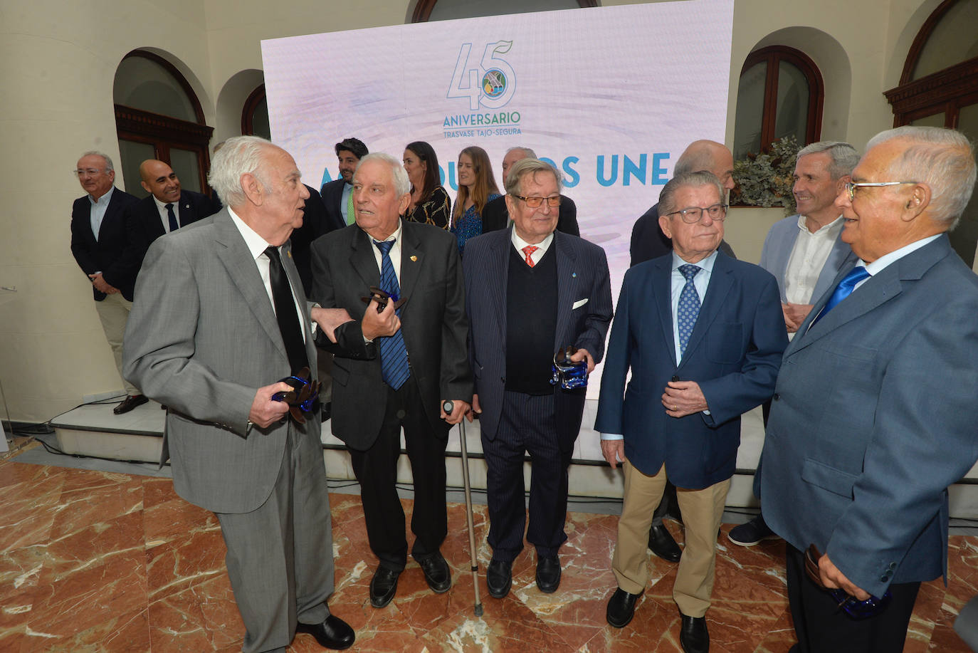 Las imágenes del 45 aniversario del Tajo-Segura en Murcia