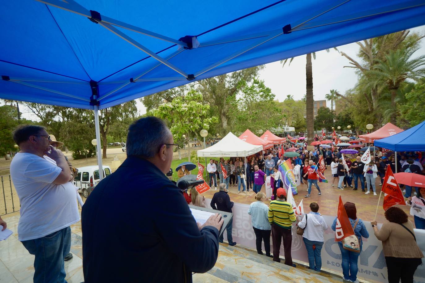 Manifestación del 1 de Mayo del 2024 en Murcia, en imágenes