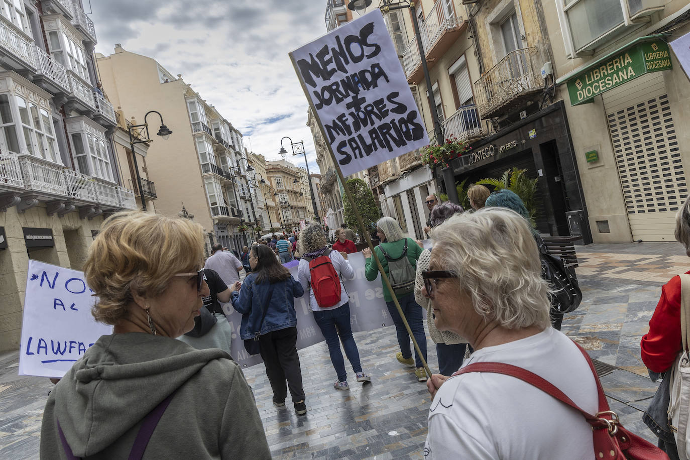 Manifestación del 1 de Mayo de 2024 en Cartagena, en imágenes