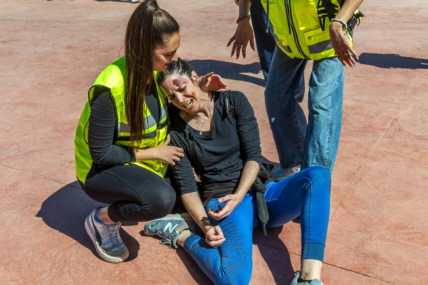 Simulacro de atentado en Murcia, en imágenes