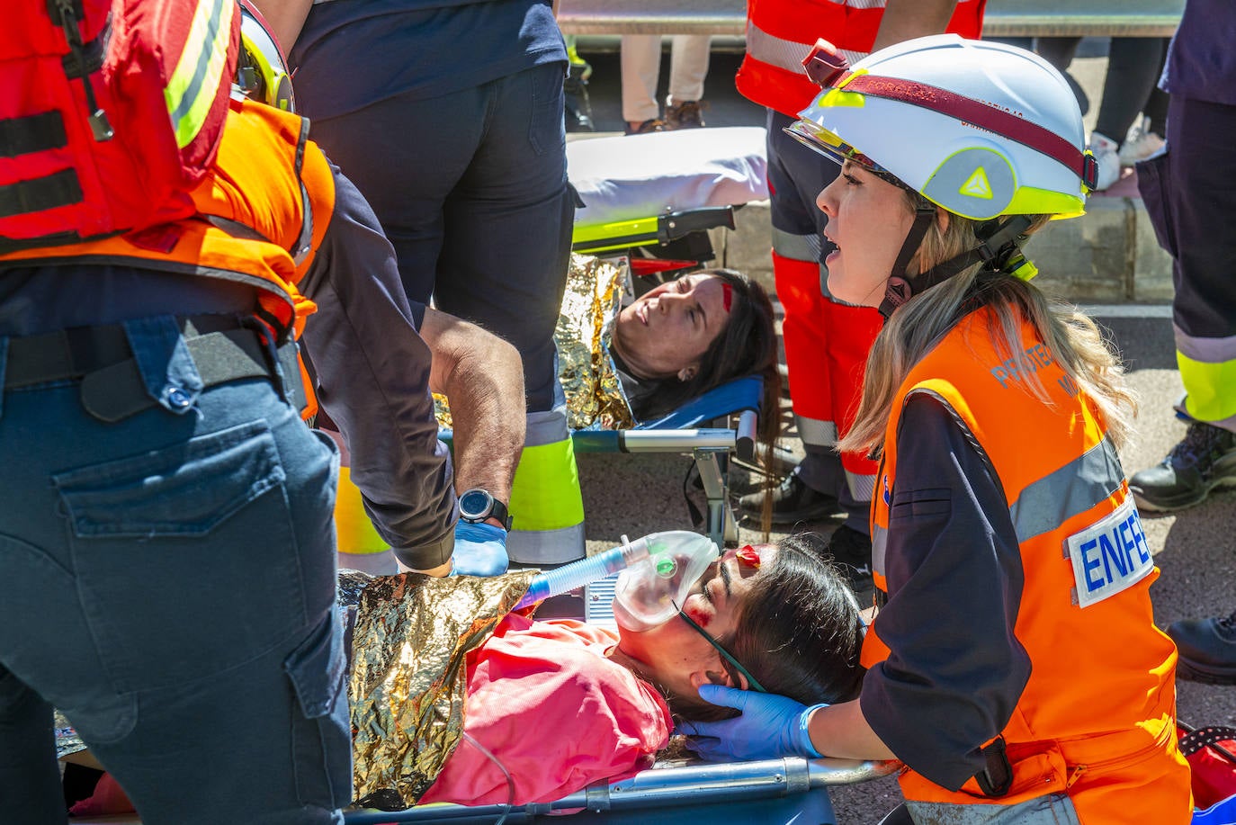 Simulacro de atentado en Murcia, en imágenes