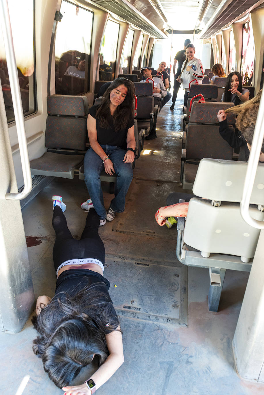 Simulacro de atentado en Murcia, en imágenes